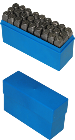 BGS Schlagbuchstaben-Satz A-Z, 10mm, 27-tlg. (2035