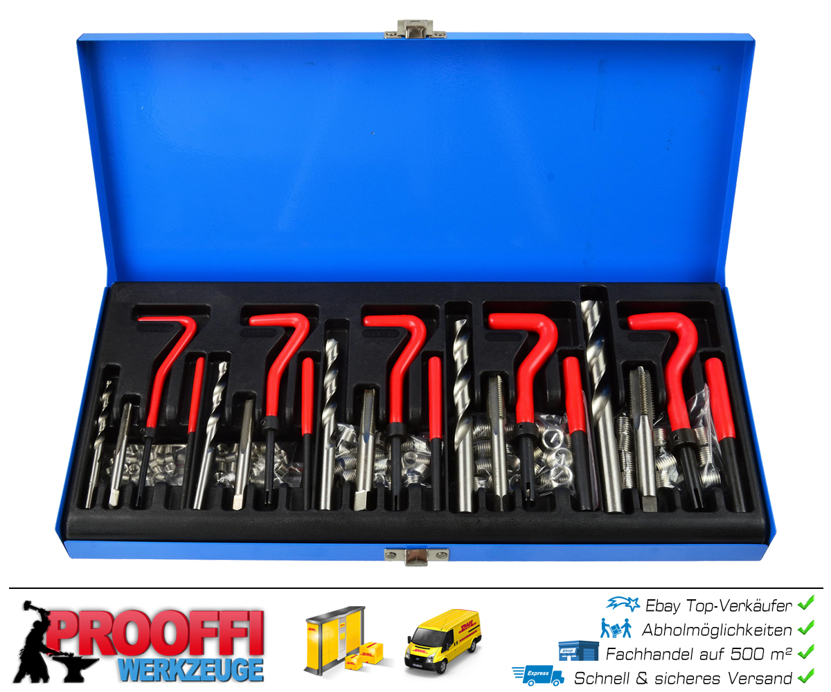 DAYUAN 88 Stück Gewinde Reparatur Set Für Helicoil M6 M8 M10 Gewinde